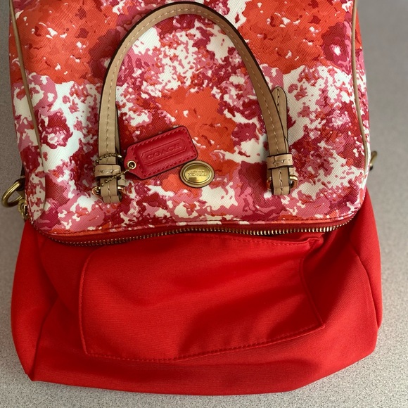 Coach Peyton Floral Bennett Mini Satchel 2-way Shoulder Bag - Picture 5 of 7
